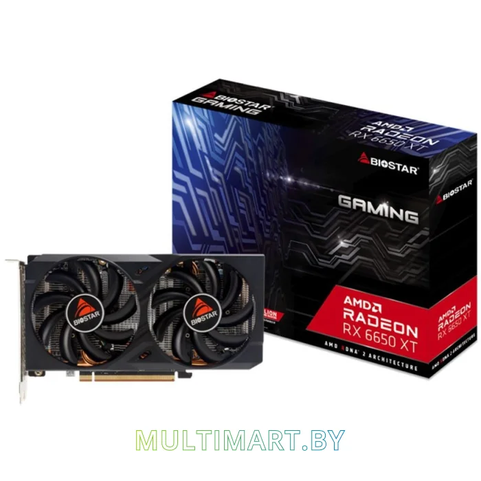 Видеокарта BIOSTAR Radeon RX 6650 XT 8GB GDDR6 (VA6656TM81)